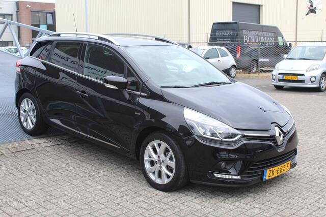 Renault CLIO Estate 0.9 TCe Limited Navigatie/Parkeersensoren/Cruise control/Keyless/Bluetooth/Airco/Bass reflex audio/Elektrische ramen/Elektrisch verstelbare spiegels/16'' Lichtmetalen velgen.