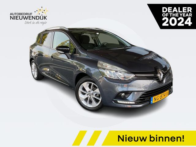 Renault CLIO Estate 0.9 TCe Limited TREKHAAK / NAVIGATIESYSTEEM / AIRCONDITIONING / RAMEN EN SPIEGELS ELECTRISCH VERSTELBAAR / CRUISECONTROL / BLEUTOOTH