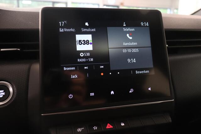 Renault CLIO 1.0 TCe Bi-Fuel Intens | Climate control | 17"Lichtmetaal | Cruise control | LPG-G3 | AppleCarplay AndroidAuto Navigatie | Parkeersensor |