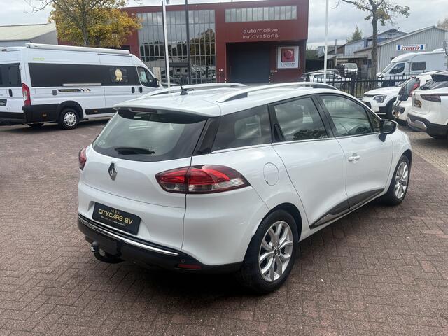 Renault CLIO Grandtour intens 0.9 TCe Intens org nl auto nap logisch navi climate ctr cruise ctr dagrijverlichting led lmv 16 inch pdc a trekhaak leder alcantara