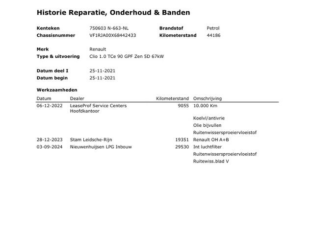 Renault CLIO 1.0 TCe Zen (92 PK) 1e-Eig. & Keurig-Onderh. BOVAG-Garantie. NL-Auto.