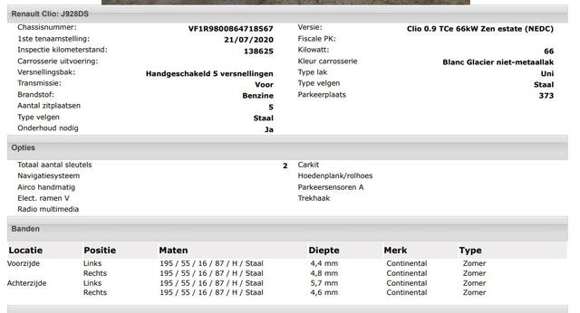 Renault CLIO Estate 0.9 TCe Zen 90PK / Trekhaak / Pdc. / Airco / Navigatie / Radio multimedia