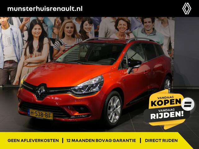 Renault CLIO Estate 0.9 TCe Limited - Occasion Lease vanaf ¤449 p/m - *Dealer onderhouden!*- Sensor achter - navi - airco