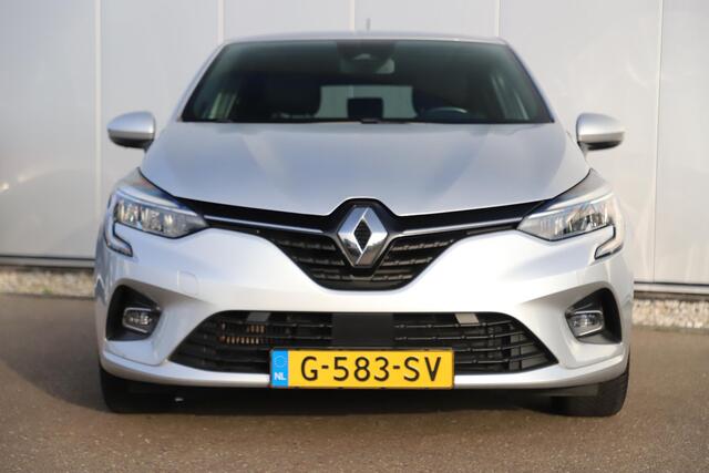 Renault CLIO 1.0 TCe Intens 101PK Half Leder 17 inch LMV LED Navigatie Carplay Android Climate Cruise Control Rijstrooksensor