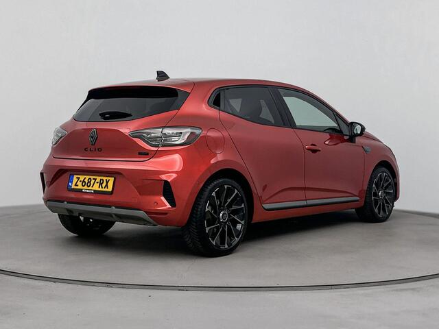 Renault CLIO 1.6 E-Tech Full Hybrid 145Pk esprit Alpine | Draadloze Apple & Android Carplay | Parkeersensoren Voor & Achter | 360 Camera | Multi Sense | Privacy Glass | Lichtmetalen Velgen | Privacy Glass | All Season Banden |