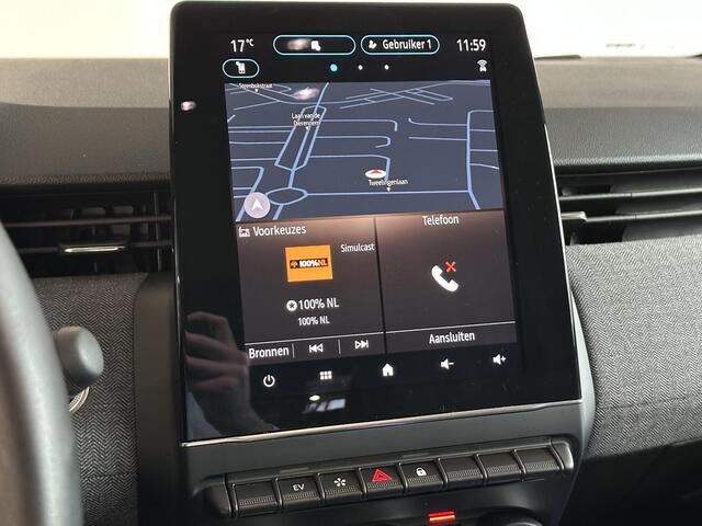 Renault CLIO 1.6 E-Tech Full Hybrid 145 techno GROOT SCHEM | NAVIGATIE | ACHTERUITRIJCAMERA | PARKEERSENSOREN ACHTER | CLIMATE CONTROL