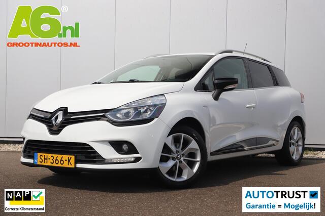 Renault CLIO Estate 0.9 TCe Limited Navigatie Bluetooth Airco Cruise Control 16 inch LMV Getint Glas