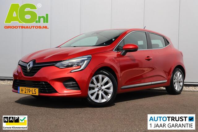 Renault CLIO 1.0 TCe Intens Trekhaak Half Leder 16 inch LMV Navigatie Carplay Android Cruise Control Clima LED Parkeersensor