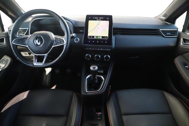 Renault CLIO 1.0 TCe Initiale Paris 101PK Groot Navigatie Achteruitrijcamera Lederen Bekleding 17 inch LMV