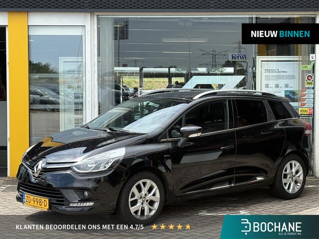 Renault CLIO Estate 0.9 TCe Limited | NAP | 100% dlr onderhouden | Trekhaak | Navigatie | Airco | Cruise Control | Key-less | Parkeersensoren | Lichtmetaal |