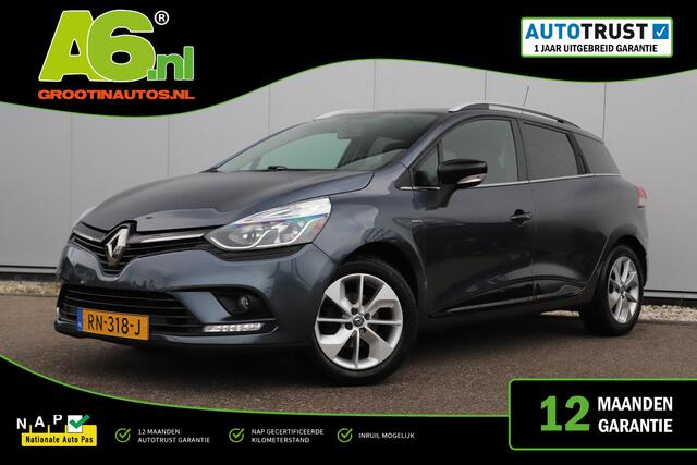 Renault CLIO Estate 0.9 TCe Limited Navigatie Airco Cruise Bluetooth Parkeersensor 16 inch LMV LED