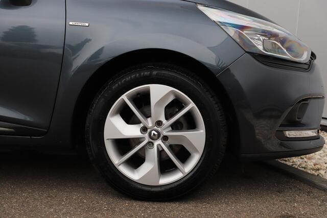 Renault CLIO Estate 0.9 TCe Limited Navigatie Airco Cruise Bluetooth Parkeersensor 16 inch LMV LED
