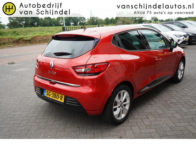 Renault CLIO 0.9 TCE LIMITED LUXE 5 DEURS NAVI ECC AIRCO CRUISECONTROL KEYLESS PRIVACYGLAS PARKEERSENSOREN LMV 4X ELECTR.RAMEN-SPIEGELS