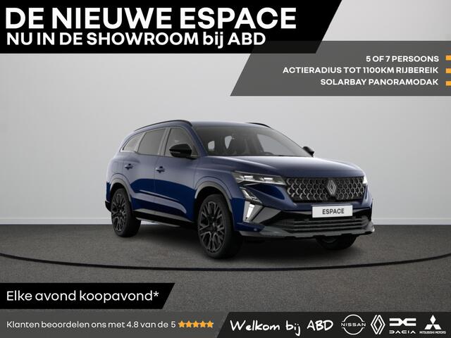 Renault ESPACE Techno Hybrid 200 | Achteruitrijcamera | Blind spot warning met lane departure prevention | Cruise control met snelheidsbegrenzer