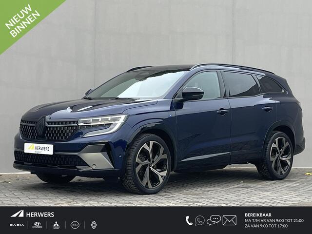Renault ESPACE E-Tech full hybrid 200 esprit Alpine 5p. / Pack around View Camera / Pack Advanced Drive Assist / Trekgewicht 1600kg / Panoramadak / Apple Carplay/Android Auto / 4Control /