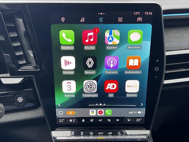 Renault ESPACE E-Tech full hybrid 200 esprit Alpine 7p. / Fabrieksgarantie tot 02-2027 / Dealer onderhouden / 7 persoons / 1.500 kg trekgewicht / Elektrische stoelen met massage functie / Elektrische klep / HUD / Camera 360° / Navi / Apple Carplay Android / 20" LM wiel