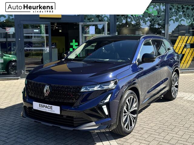 Renault ESPACE E-Tech full hybrid 200 iconic 7p. Renault Espace E-Tech Hybrid 200 iconic 7p. | Panorama dak | Uit voorraad leverbaar |