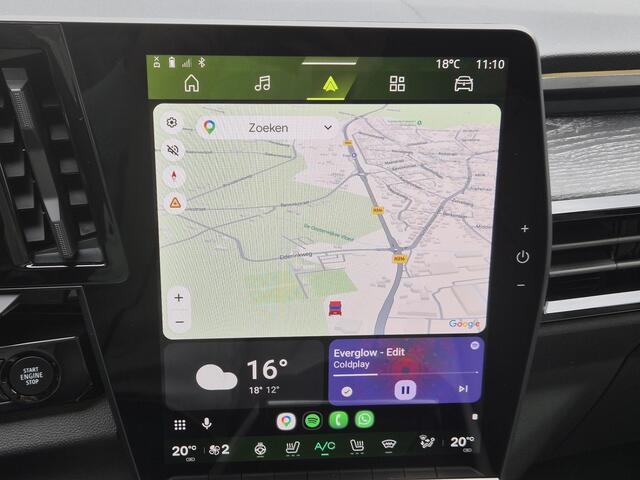 Renault ESPACE E-Tech full hybrid 200 iconic 7p. / Fabrieksgarantie tot 08-2027 / All season banden / Head Up Display / Elektrische achterklep / Stuur- Stoel & Voorruitverwarming / Panoramadak / Rondomzicht camera / Harman/Kardon Audio Systeem / Draadloze telefoon lade