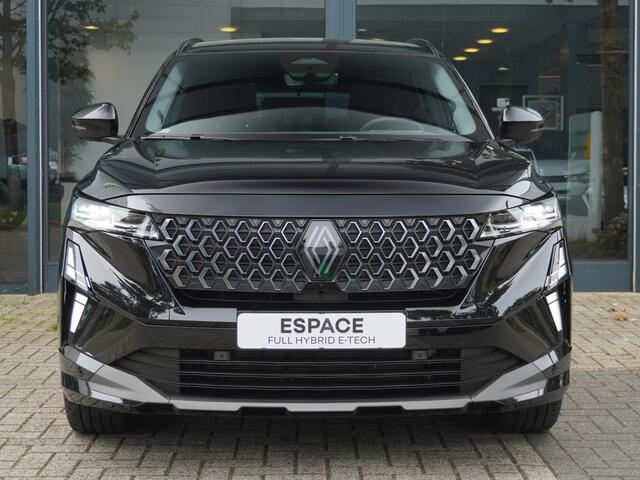Renault ESPACE E-Tech full hybrid 200 7p. esprit Alpine AUTOMAAT / SOLARBAY PANO / NAVI / CAMERA 360 / HEAD-UP / MATRIX LED / ADAPT. CRUISE / ELEK. STOELEN / MASSAGE / STOELV. / STUURV. / VOORRUITV. / ELEK. ACHTERKLEP / 4CONTROL / CLIMATE / 20'' LMV