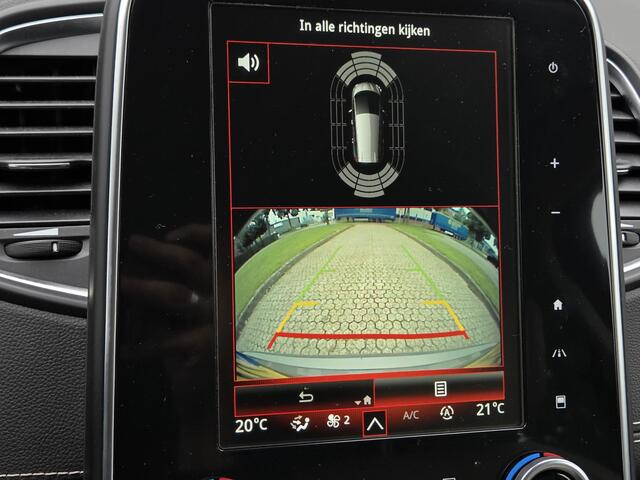 Renault GRAND SCENIC 1.3 TCe Intens 160 PK Automaat / 1e Eigenaar / Dealer Onderhouden / Lederen Bekleding met Elektrische Stoelen / Adaptief Cruise Control / Head Up Display / Bose Audio / Stoelverwarming / Dode Hoek Detectie / Achteruitrijcamera / Z.G.A.N. WINTERSET LM 7 /