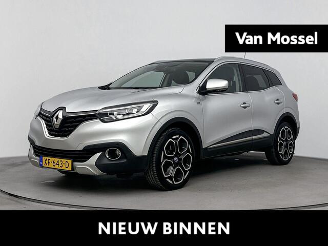 Renault KADJAR 1.2 TCe Bose | Airco | Achteruitrijcamera | Cruise Control | Glazen Panoramadak | Half-Leder | Stoelverwarming | Trekhaak |