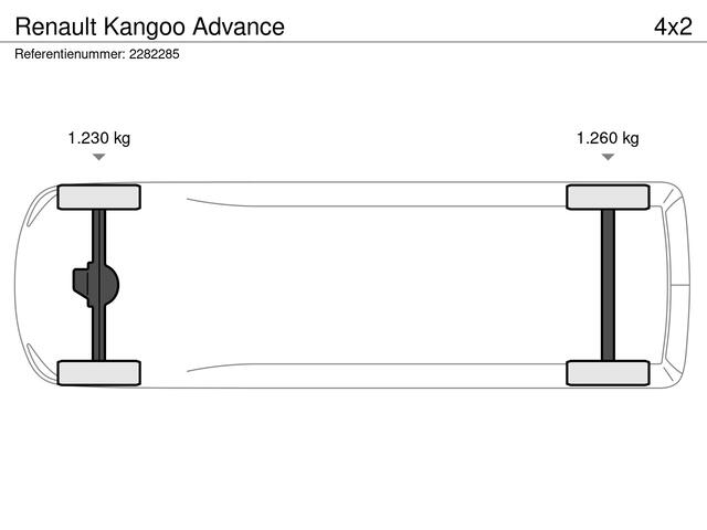 Renault KANGOO Advance | Elektrisch bedienbare ramen (met sneltoets bestuurderszijde) | Elektronisch geregelde airconditioning met twee klimaatzones | ISOFIX-bevestiging voor kinderstoel op de passagiersstoel