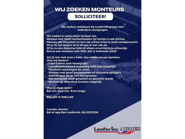Renault KANGOO 1.5 Blue dCi 95 pk L1 20x Voorraad, v.a. 17.800,- ex BTW, Airco, Apple Carplay, Camera, Cruise Control, PDC achter, 2-Zits
