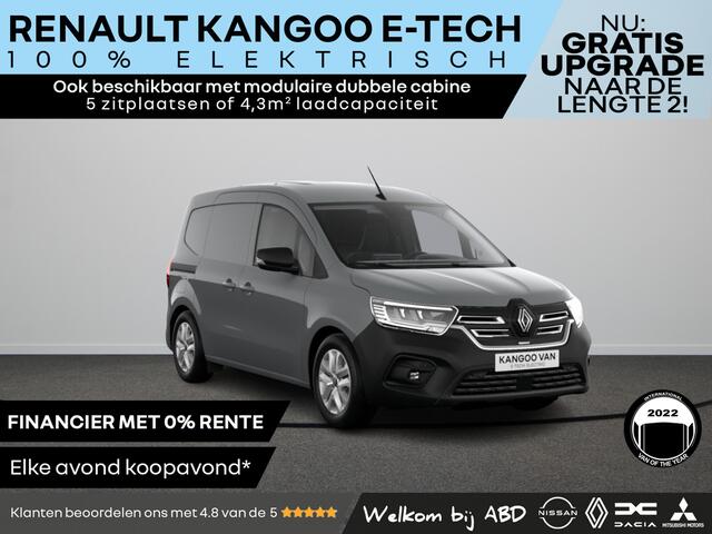 Renault KANGOO Advance 44 kWh | Cruise control en snelheidsbegrenzer | Elektrisch bedienbare ramen (met sneltoets bestuurderszijde) | Elektronisch geregelde airconditioning
