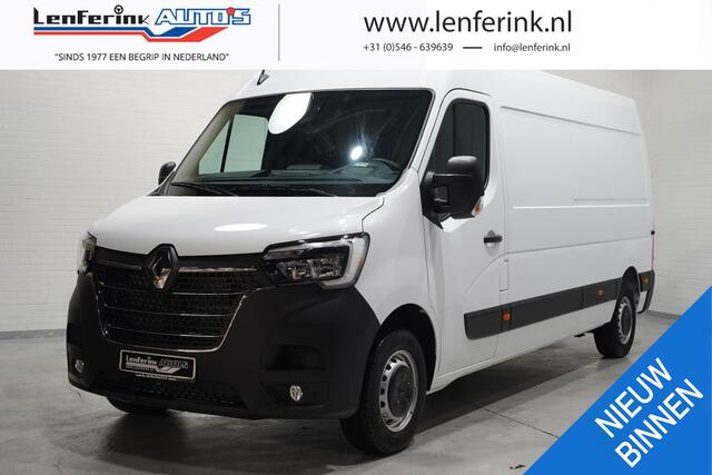 Renault MASTER 2.3 DCI 135 pk L3H2 Navi, Camera v.a. 329,- p/mnd PDC V+A, 270 Graden Deuren, Smartphone Lader, 3-Zits, Nieuw