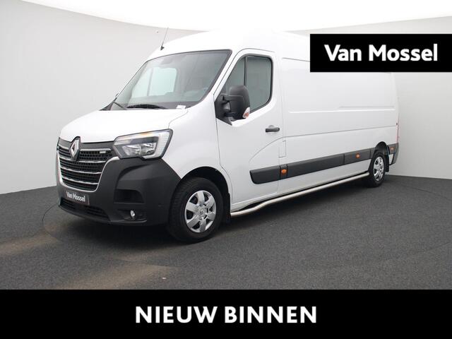 Renault MASTER T35 2.3 dCi 135 L3H2 Work Edition | Navigatie | Airco | Parkeersensoren Achter | Achteruitrijcamera | Cruise Control & Snelheidsbegrenzer | Lederen Bekleding