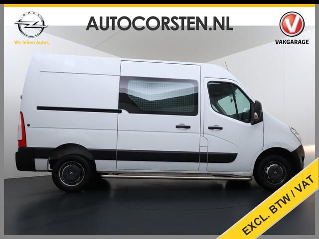 Renault MASTER T35 2.3DCI L2H2 3-Persoons 2X Schuifdeur Airco Camera Cruise Control Pdc Betonplex Vloer Wandbetimmering Schuifdeuren Achterdeuren Sidebars Euro 6 Origineel Nederlandse Auto