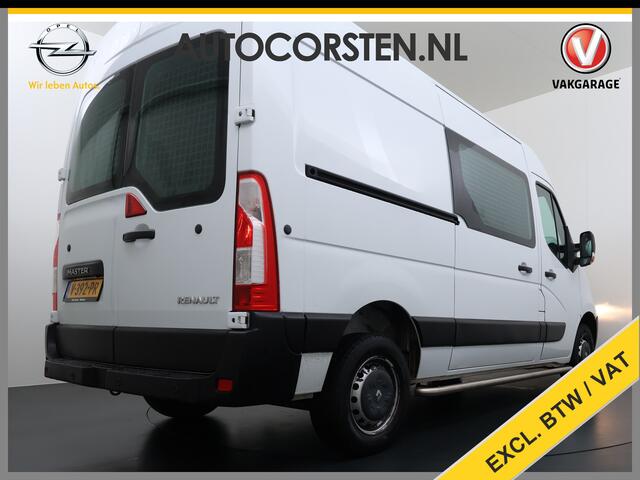 Renault MASTER T35 2.3DCI L2H2 3-Persoons 2X Schuifdeur Airco Camera Cruise Control Pdc Betonplex Vloer Wandbetimmering Schuifdeuren Achterdeuren Sidebars Euro 6 Origineel Nederlandse Auto