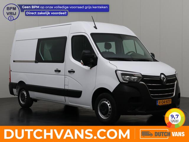 Renault MASTER 2.3DCi 150PK L2H2 Dubbele Cabine | 7-Persoons | Multimedia | Airco | Cruise | Betimmering