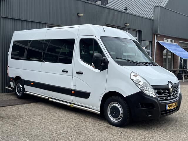 Renault MASTER L3H2 T35 dCi Rolstoelvervoer 9-Persoons Rolstoellift Airco Cruise controle Achterruitrijcamera Telefoonverbinding Dealer onderhouden Euro 6 Personenvervoer Rolstoelbus Taxi