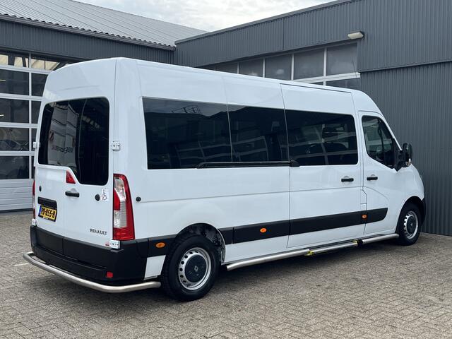 Renault MASTER L3H2 T35 dCi Rolstoelvervoer 9-Persoons Rolstoellift Airco Cruise controle Achterruitrijcamera Telefoonverbinding Dealer onderhouden Euro 6 Personenvervoer Rolstoelbus Taxi