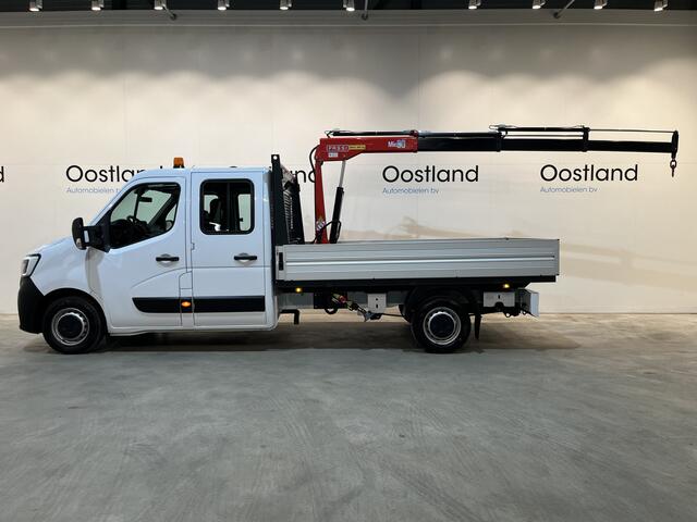 Renault MASTER 2.3 dCi 145 PK L3 Open Laadbak / Fassi Kraan / Euro 6 / Airco / Trekhaak / Cruise Control / 3-Zits / 20.200 KM !!