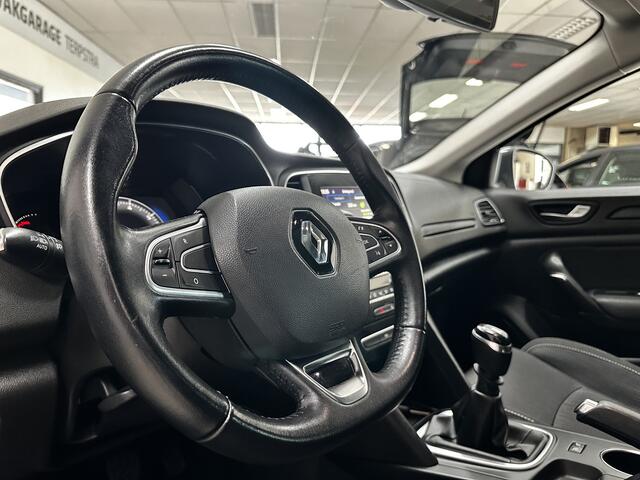 Renault MEGANE Estate 1.2 TCe Zen/ 16'' LMV/ LED Dagrijverl./ DAB+/ Clima/ Navi/ Cruise/ Bluetooth/ Multi.LEDER.Stuur/ Elek.Pakket/ Isofix/ PDC Achter.