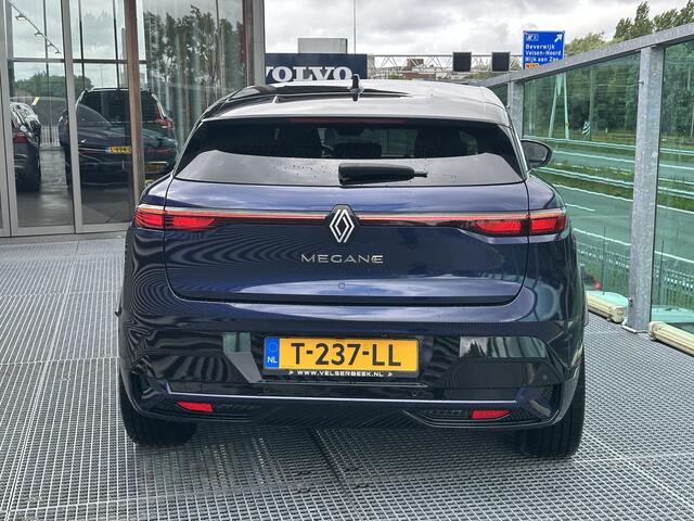 Renault MEGANE E-Tech EV60 Optimum Charge Iconic Automaat, Leder, Navigatie, 360 graden parkeercamera, Adaptive cruise, Dodehoekdetectie, Digitale achteruitkijkspiegel, 20 inch wielen