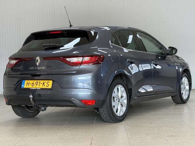 Renault MEGANE 1.3 TCe Limited /Trekhaak! /Apple + Android /KEYLESS! /DAB+! /Navi /Climat /Cruise /Elek. pakket /Bluetooth /Regensensor /16"LMV /LED Dagrijverl. /Extra getint glas /PDC.