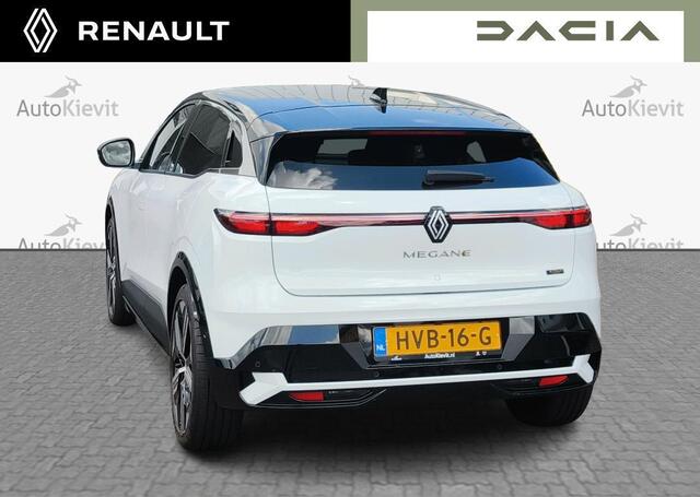 Renault MEGANE E-Tech comfort range iconic 60 kWh - pack advanced drive assist & augmented vision / f1 blade voor- en achterbumper in carrosseriekleur