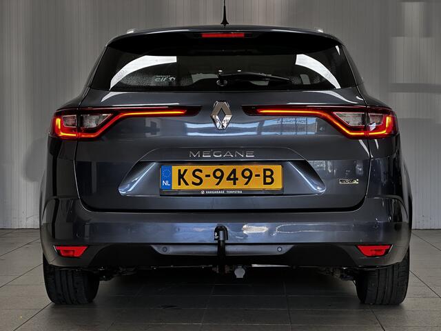 Renault MEGANE Estate 1.5 dCi Eco2 Zen/ Trekhaak/ DAB+/ Navi/ Clima/ Cruise/ Elek. pakket/ Isofix/ Bluetooth/ Armsteun/ Multi. LEDER. Stuur/ Mistl./ PDC/ Chroom/ Dakrails/ LED Dagrijverl.