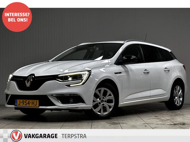 Renault MEGANE Estate 1.3 TCe Limited /Trekhaak! /Keyless /Apple + Android /DAB+! /Navi /Climat /Cruise /Elek. pakket /Bluetooth /Regensensor /16"LMV /Extra getint glas /PDC V+A /Mistlampen /Isofix /Armsteun.
