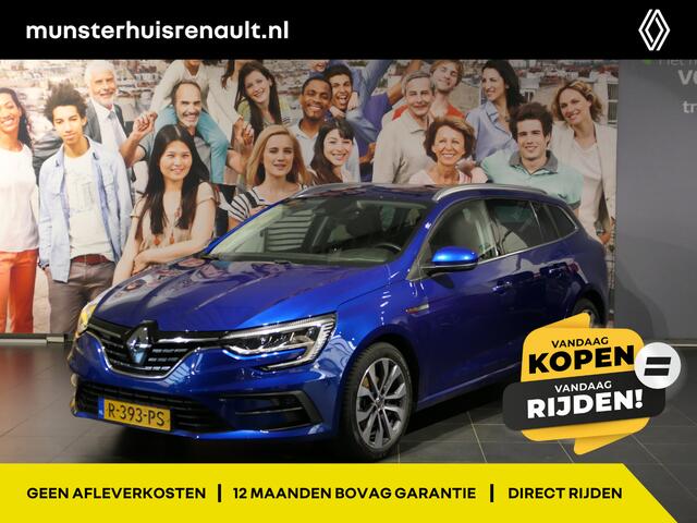 Renault MEGANE Estate 1.3 TCe 140 Techno - Occasion Lease vanaf ¤489 p/m - Dealer onderhouden - Parkeerassistent - Dodehoek - Navi - Cruise