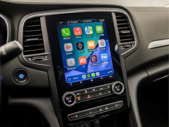 Renault MEGANE Estate 1.6 E-Tech Plug-In Hybrid 160 Edition One 160Pk Automaat (APPLE CARPLAY, GROOT NAVI, STUUR/STOELVERWARMING, LEDER, KEYLESS, CAMERA, GETINT GLAS, LANE ASSIST, NIEUWSTAAT)