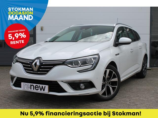 Renault MEGANE Estate 1.3 TCe 160 PK Bose | Trekhaak | Bose geluid | Camer achter | Witmetallic |