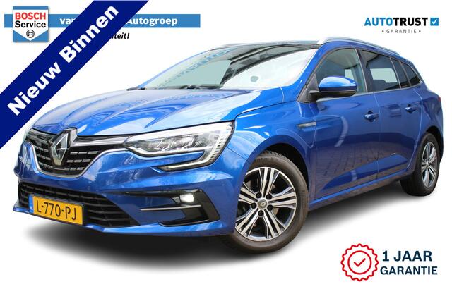 Renault MEGANE Estate 1.3 TCe Intens | Incl. 12 maanden garantie | Adaptieve cruise control | Apple carplay/Android auto | Schuif/kantel dak | Parkeercamera | Climate control | DAB radio | BOSE audio |