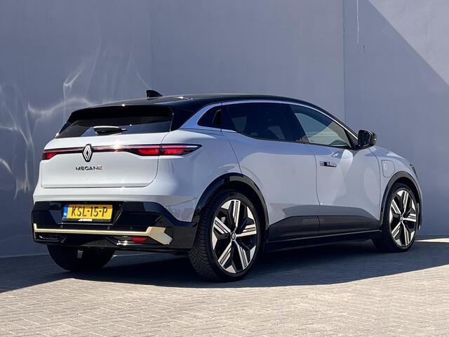 Renault MEGANE E-Tech EV60 Optimum Charge Iconic / Dealer onderhouden / SoH 93,39 % / Navigatie / Apple Carplay Android / Elektrische stoelen met lende ondersteuning / Stuur- & stoelverwarming / 20" LM wielen & All Season banden /