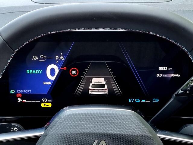 Renault Rafale 1.2 E-Tech full hybrid 200 esprit Alpine Automaat / Panoramadak / 4Control / Rondomzicht Camera / HUD / Navigatie / Harman Kardon