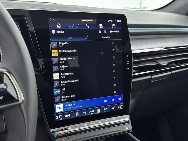 Renault Rafale 1.2 E-Tech full hybrid 200Pk esprit Alpine | Solarbay Panoramadak | Head-up display | Harman Kardon | Stoel- & Stuurverwarming | Google Navigatie | Draadloze Carplay | Parkeersensoren & Achteruitrijcamera | Elektrische Achterklep |