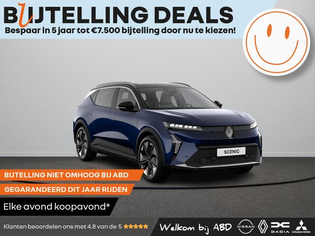 Renault SCENIC E-Tech Techno EV87 Long Range | Achteruitrijcamera | Adaptive Cruise Control | Adaptive Vision LED koplampen met geïntegreerde mistlampfunctie
